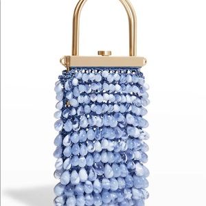 Hana Beaded Net Top-Handle Crossbody Bag